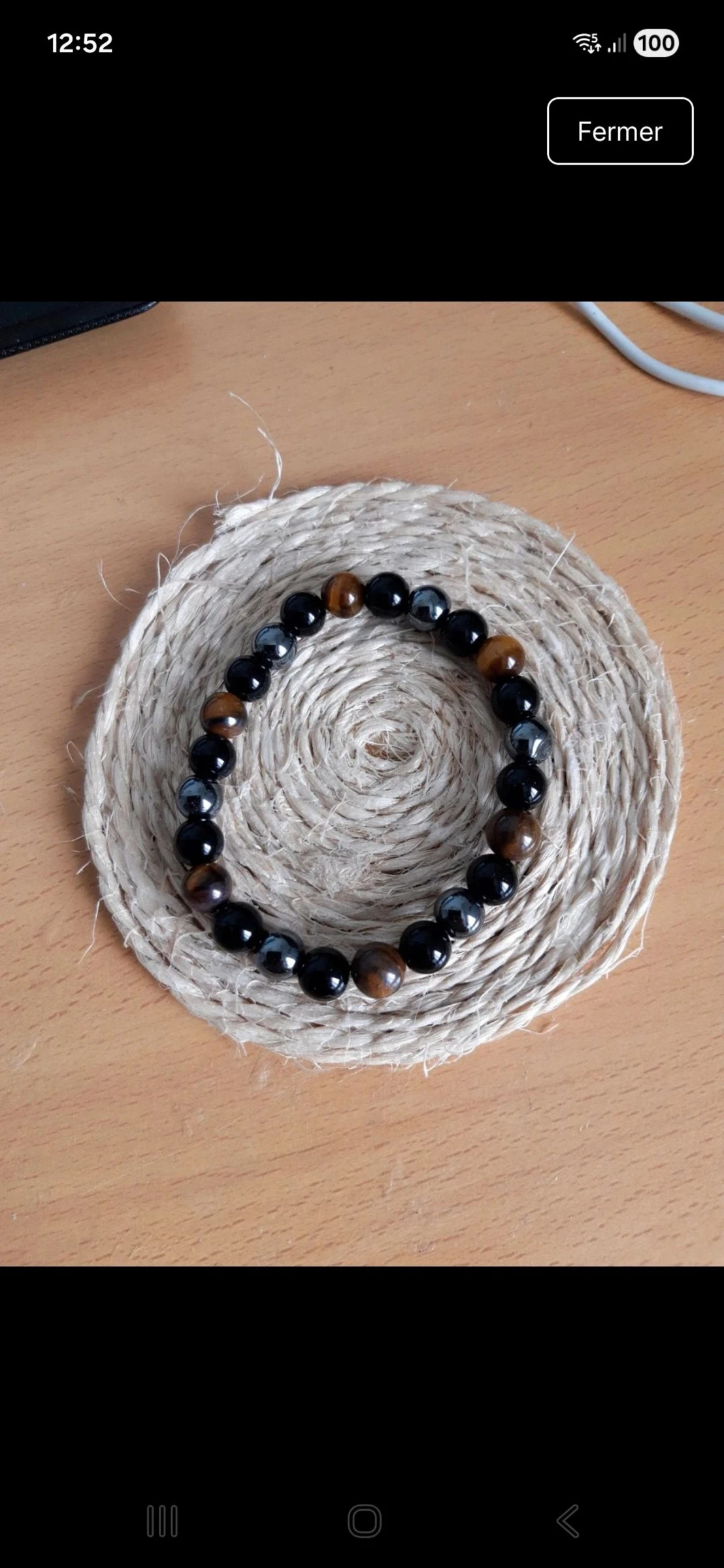 Bracelet perles 